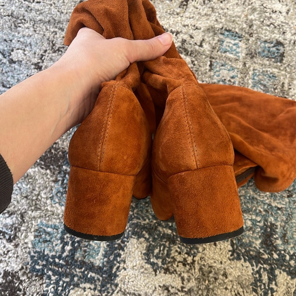 Maje Suede Over the Knee Sock Boot - Picture 8 of 12